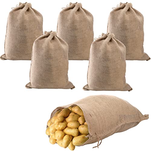 Bekith Burlap Bags with Drawstring