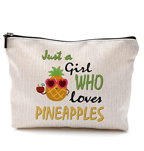 Pineapple Lover's Makeup Bag