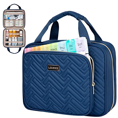 Travel Pill Bottle Organizer