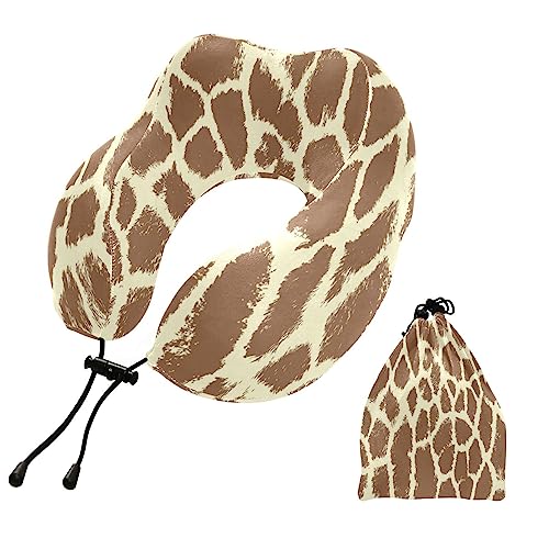 Blueangle Giraffe Texture Travel Pillow