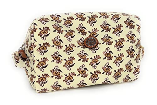 Tory Burch Virginia Large Cosmetic Case Curly Ditsy Logo