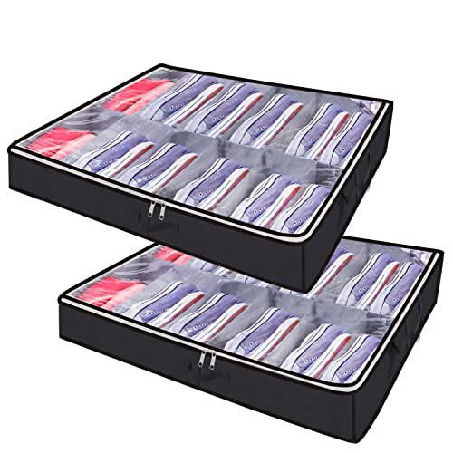 Foldable Shoes Storage Bag with Clear Window - Stylish and Practical Shoe Organizer