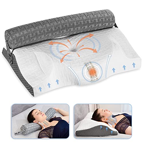 Elviros Cervical Memory Foam Pillow