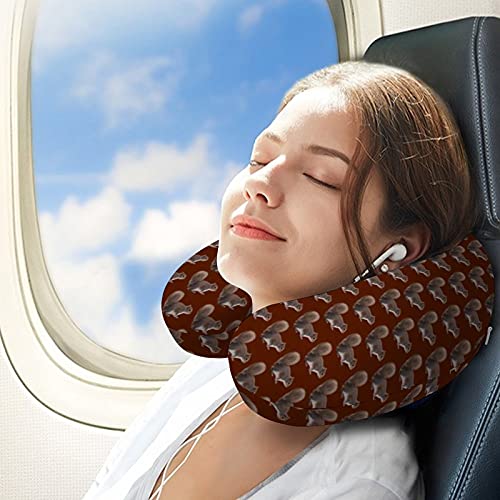 Brown Squirrel Neck Pillow: Ultimate Comfort for Travel