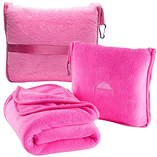 Premium Soft Travel Blanket Pillow