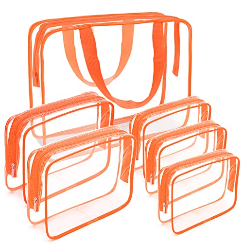 APREUTY Clear Makeup Bags Set - TSA Approved Cosmetics Organization