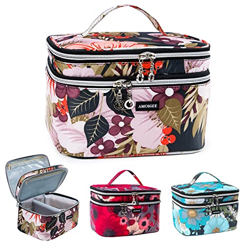 AMOIGEE Travel Makeup Bag Organizer