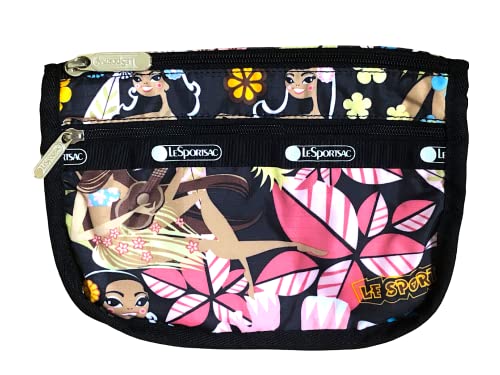LeSportsac Wahine Hula Hawaii Travel Cosmetic Bag