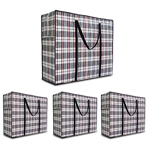 Extra Large Moving Bags, Jumbo Storage Bags (Set of 4)