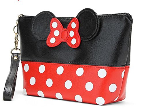 Minnie Mouse Polka Dot Cosmetic Bag