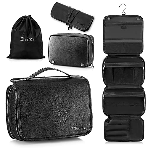 Elviros Toiletry Bag - 3 in 1 Multifunctional Travel Organizer