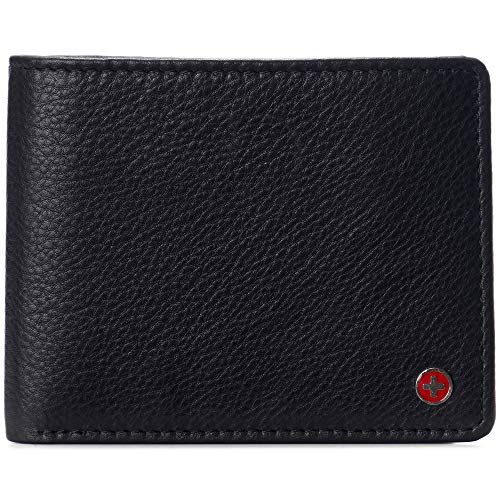 Alpine Swiss RFID Bifold Wallet for Men