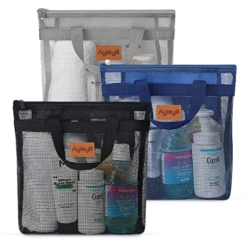 Portable Mesh Shower Caddy Tote