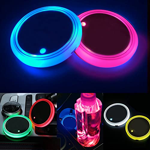 LED Car Cup Holder Lights