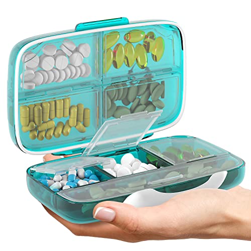 Large Pill Organizer Airtight Box