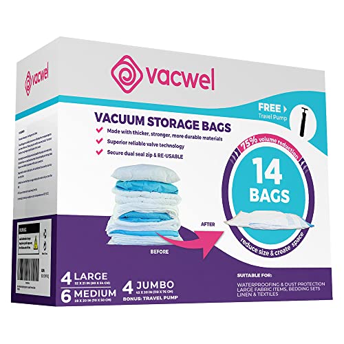 Vacwel Vacuum Storage Bags