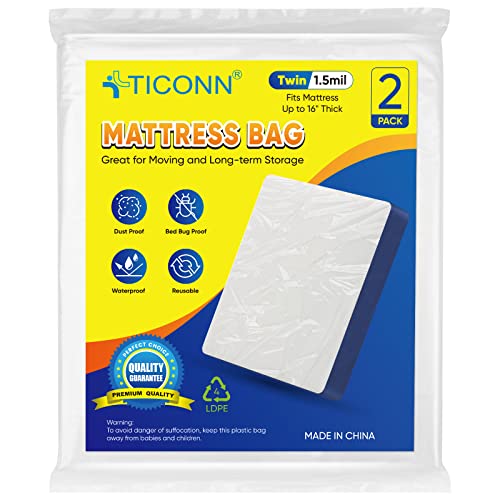 TICONN Mattress Bag for Moving Storage