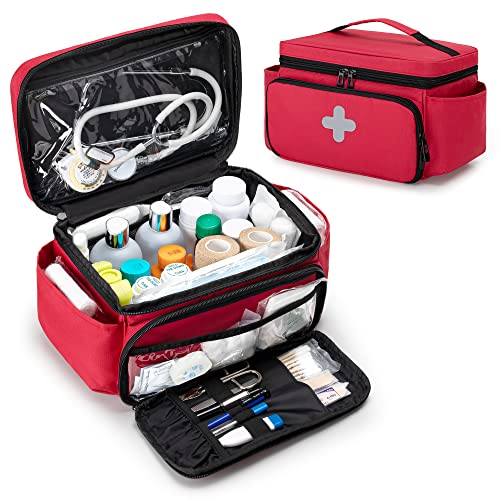 CURMIO Small Medicine Storage Bag - Family First Aid Box
