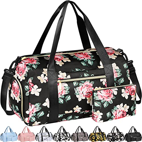 Waterproof Gym Bag for Women with Shoe Compartment