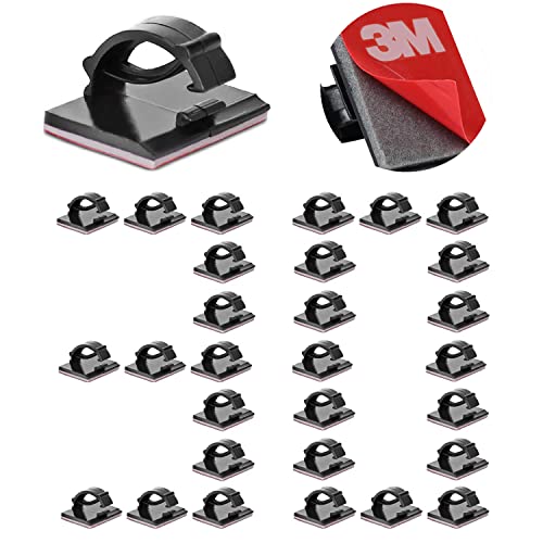 30PCS Self Adhesive Cable Clips