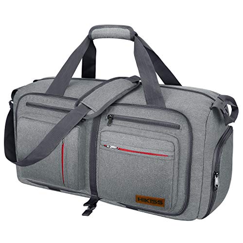 Foldable Duffel Bag with Shoes Compartment