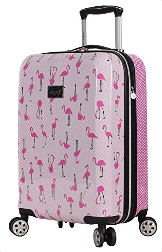Betsey Johnson Flamingo Strut Carry On