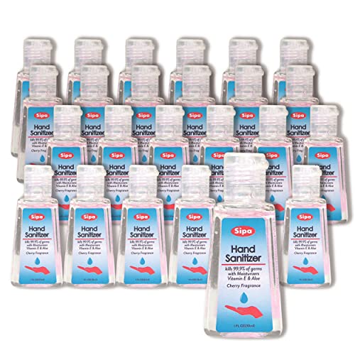 SIPA Bulk Cherry Scent Hand Sanitizer Travel Size Pack