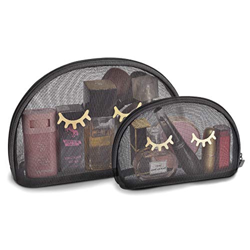 Charmonic Cosmetics Bag, See Through Makeup Bag/Organizer