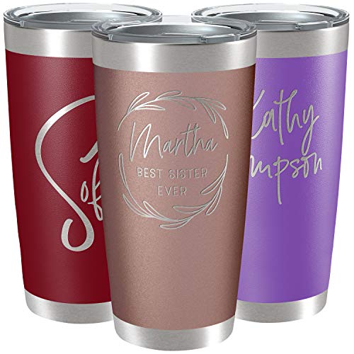 Personalized Stainless Steel Tumbler - 20 oz
