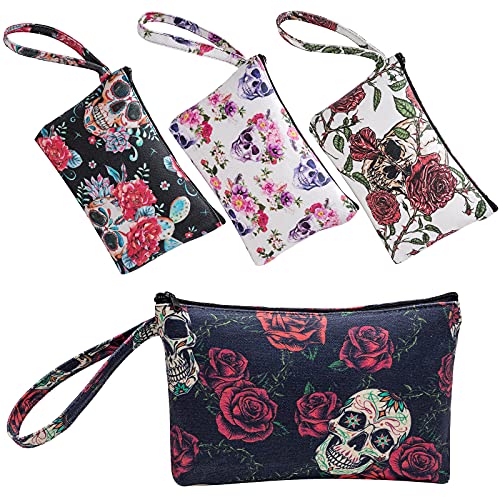 CINPIUK Sugar Skull Makeup Bags