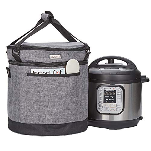 HOMEST 2 Compartments Carry Bag for 6 Quart Instant Pot