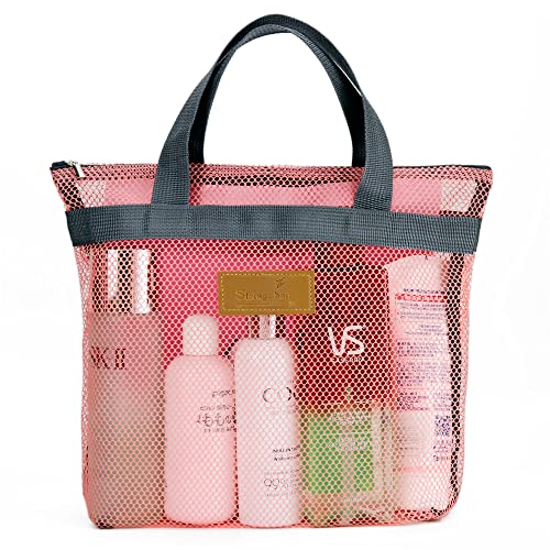 TOPASION Mesh Shower Caddy Bag