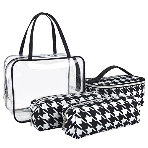 Emma & Chloe 4 Piece Toiletry Bag Set - Stylish and Functional Storage Solution