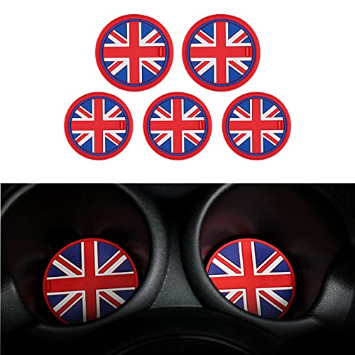 WEYWU Custom Union Jack Silicone Interior Anti-Slip Mats