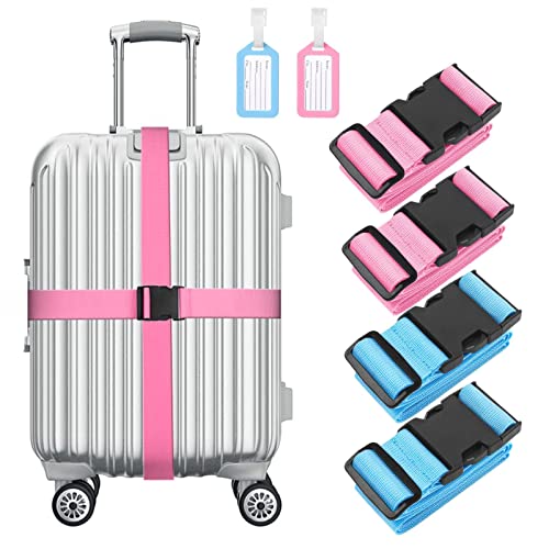 Travel Luggage Straps with Tags