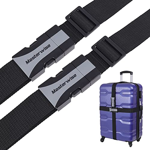 Adjustable Luggage Straps for Suitcases