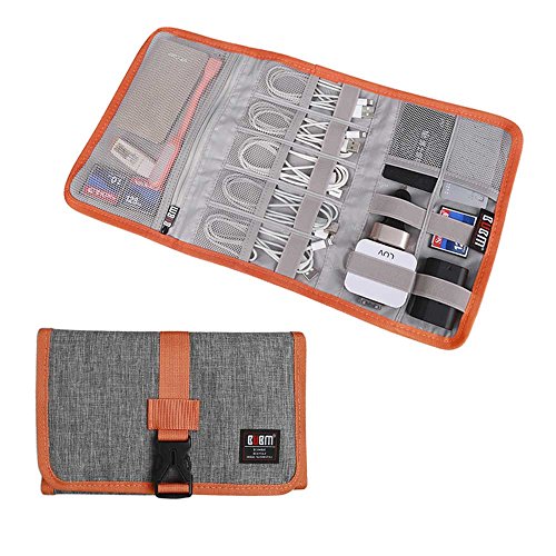 BUBM Travel Cable Bag/USB Drive Shuttle Case/Electronics Accessory Organizer