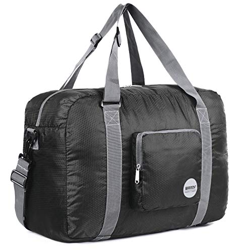 WANDF Foldable Travel Duffle Bag for Women Girls