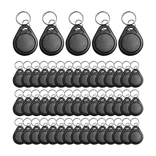 JOJOCY 50 PCS RFID Writable Rewritable Key Fob Tag JOJOCY 50 PCS RFID Writable Rewritable Key Fob Tag