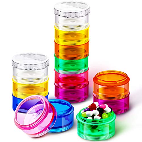 Sieral 7 Day Stackable Pill Organizer Case