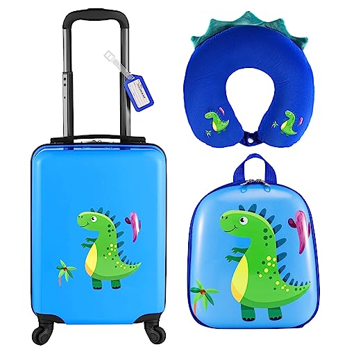 Sanwuta Dinosaur Kids Luggage Set