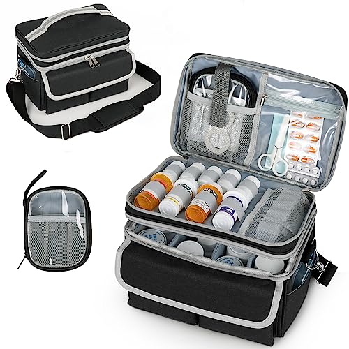 LEIKOLL Medicine Storage Bag: Compact and Organized Travel Kit