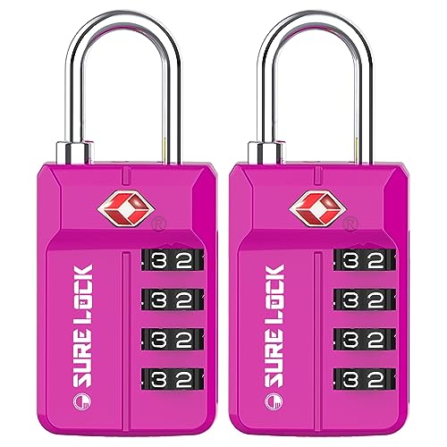 TSA Approved Travel Luggage Locks, Open Alert Lock