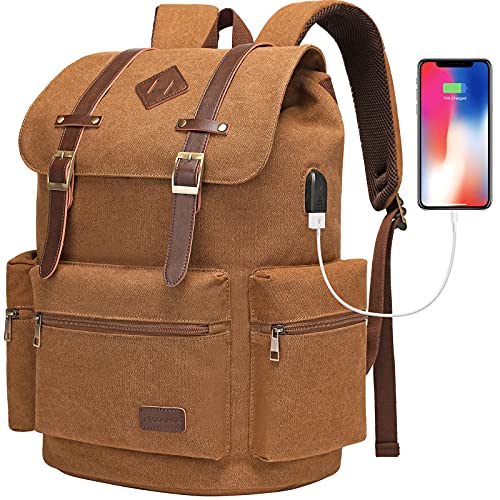 Modoker Canvas Vintage Backpack for Travel