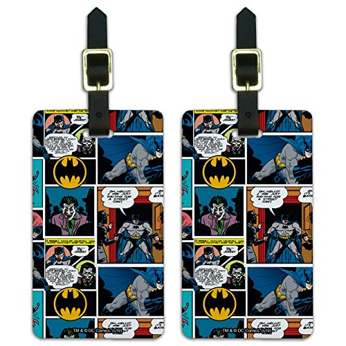 Batman Comic Luggage ID Tags