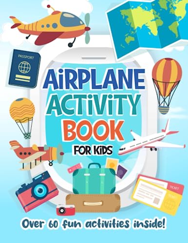 Airplane Activity Book For Kids
