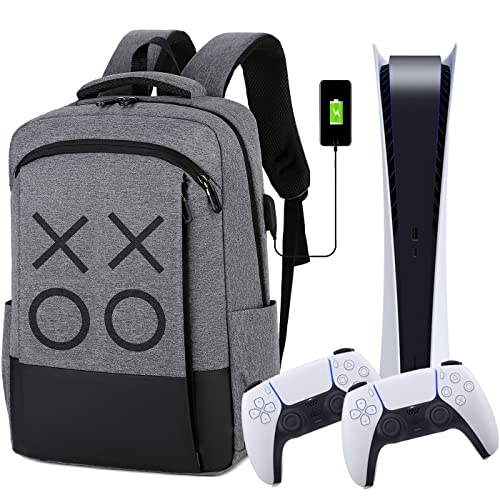 DAHAKII Travel Bag/Travel Backpack for PS5/PS4 Pro/Xbox