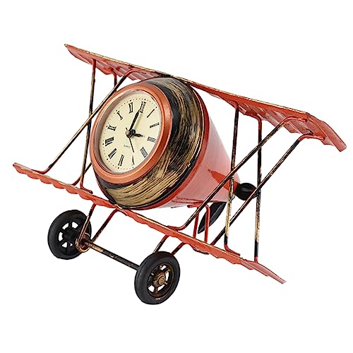 Garneck Retro Airplane Alarm Clock