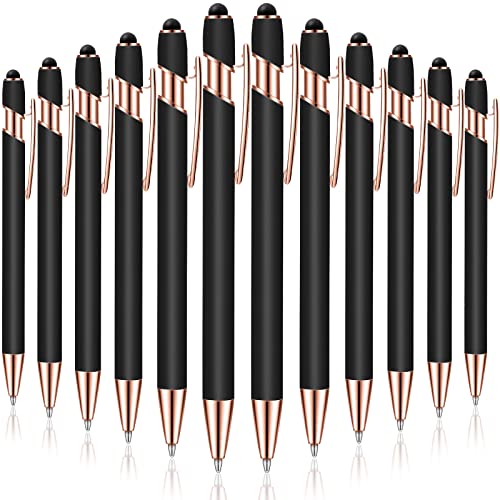 12-Piece Stylus Ballpoint Pen Set