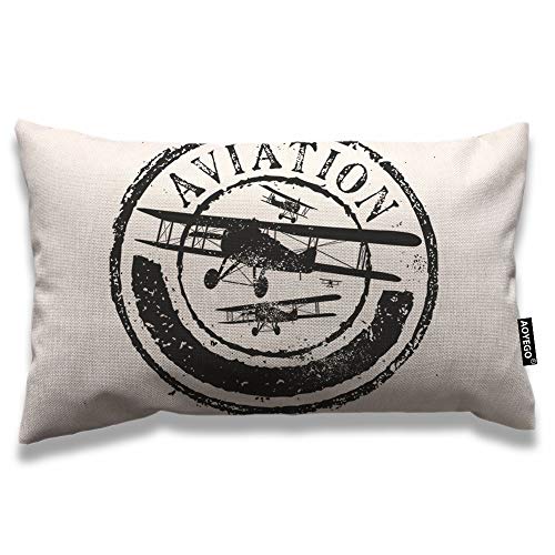Airplane Throw Pillow Cover